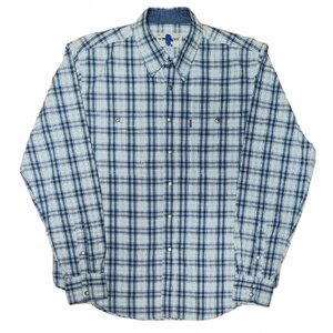 Рубашка WEST RIDER, размер 48, синий, голубой