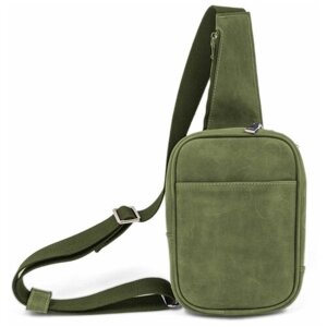 Рюкзак планшет J. Audmorr JAMB103, фактура бархатистая, зеленый