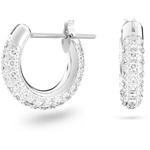 Серьги пусеты SWAROVSKI, кристаллы Swarovski, серебряный