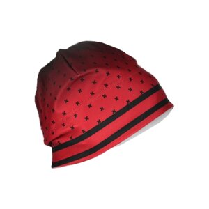 Шапка EASY SKI Спортивная шапка, размер M, черный, бордовый