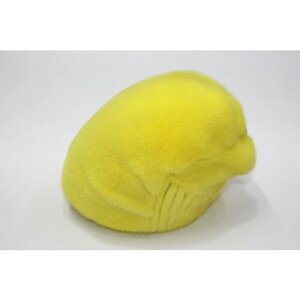 Шапка шлем Шапка норковая зимняя, шерсть, подкладка, размер 58 - 59, желтый