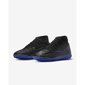 Шиповки NIKE DJ5965-040(41), футбольные, размер 41 RU, черный, синий