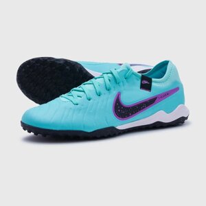 Шиповки NIKE Nike Tiempo Legend 10 Pro TF DV4336-300, размер 6.5 US, голубой