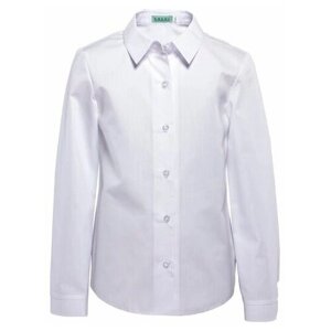 Школьная блуза андис, размер 122, белый