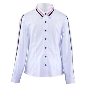 Школьная блуза андис, размер 146, белый