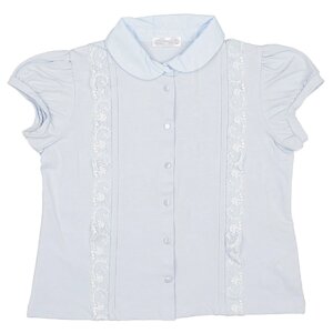 Школьная блуза Белый Слон, размер 134, голубой