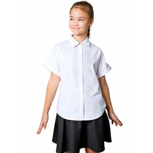 Школьная блуза Deloras, размер 140, белый