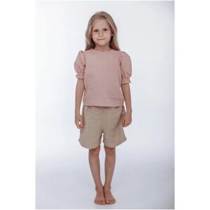 Школьная блуза Kinfolk Clothes, размер 122, розовый