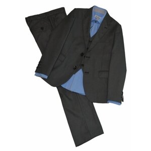Школьная форма TUGI, пиджак и брюки, размер 122, серый