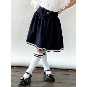 Школьная юбка Бушон, размер 128-134, синий