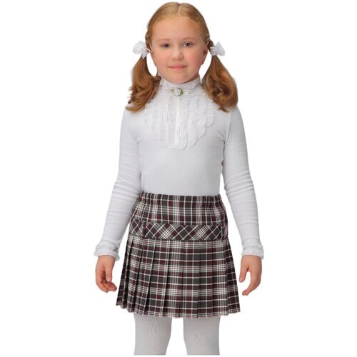 Школьная юбка Инфанта, мини, размер 134/68, серый