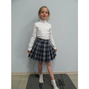 Школьная юбка Классики, размер 32, мультиколор