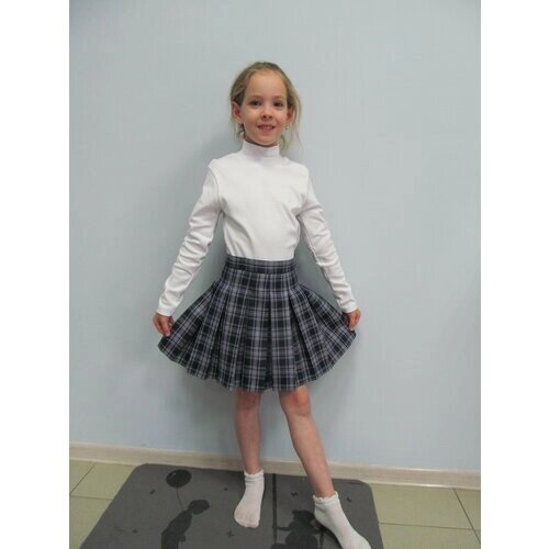 Школьная юбка Классики, размер 38, мультиколор