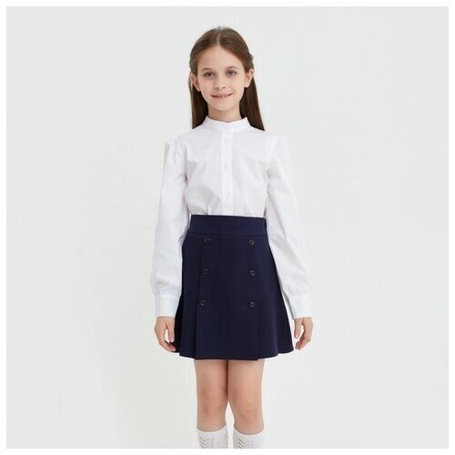 Школьная юбка Minaku, размер 140, синий