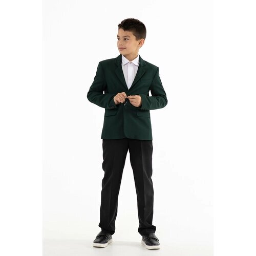 Школьный пиджак Инфанта, размер 152/80, зеленый