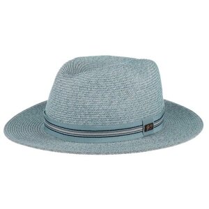 Шляпа федора Bailey, размер 55, голубой