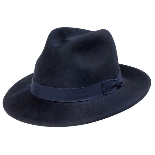 Шляпа федора Bailey, шерсть, утепленная, размер 55, коричневый