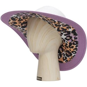 Шляпа LABBRA летняя, размер 57, розовый