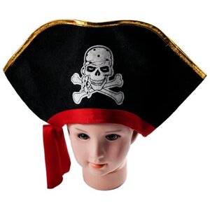 Шляпа пирата детская карнавальная