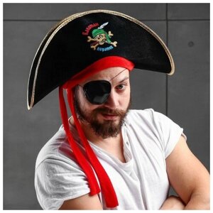 Шляпа пирата «Капитан пиратов», р-р 56-58