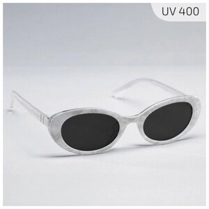 Солнцезащитные очки , авиаторы, белый