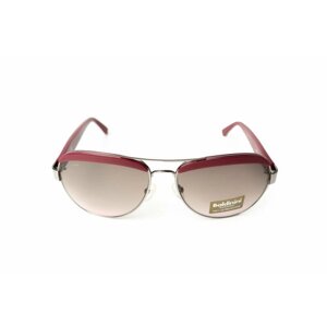 Солнцезащитные очки Baldinini, авиаторы, оправа: металл, градиентные, с защитой от УФ, для женщин, красный