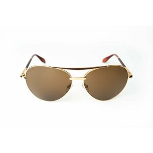 Солнцезащитные очки Baldinini, авиаторы, с защитой от УФ, для женщин, золотой