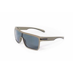 Солнцезащитные очки BRENDA, монолинза, спортивные, поляризационные, с защитой от УФ, серый