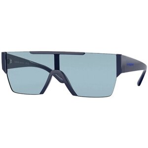 Солнцезащитные очки Burberry, монолинза, оправа: пластик, с защитой от УФ, синий
