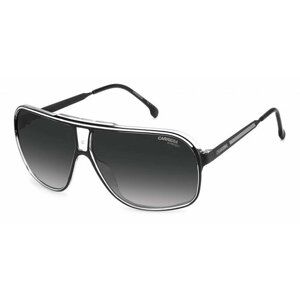 Солнцезащитные очки CARRERA, квадратные, оправа: пластик, спортивные, градиентные, с защитой от УФ, для мужчин, белый