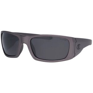 Солнцезащитные очки Champion, прямоугольные, оправа: пластик, для мужчин, серый