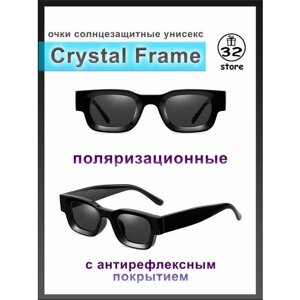 Солнцезащитные очки Crystal Frame, черный