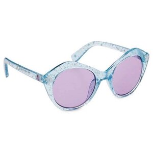 Солнцезащитные очки Disney, оправа: пластик, со 100% защитой от УФ-лучей, для девочек, голубой