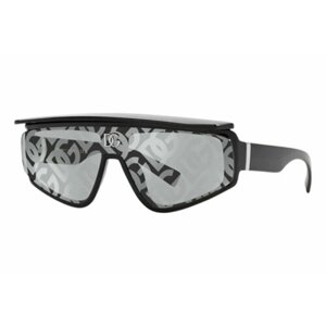 Солнцезащитные очки DOLCE & GABBANA, оправа: пластик, зеркальные, для женщин, черный