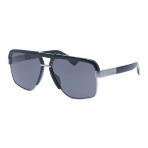 Солнцезащитные очки DSQUARED2, оправа: пластик, для мужчин, серебряный