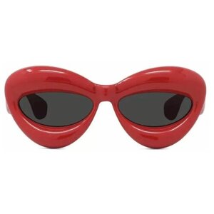Солнцезащитные очки дутые ярко-красные