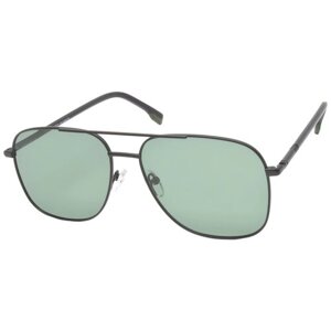 Солнцезащитные очки Enni Marco, авиаторы, оправа: металл, для мужчин, черный