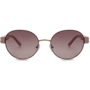 Солнцезащитные очки Furlux, круглые, оправа: пластик, поляризационные, для женщин, розовый