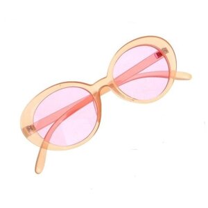 Солнцезащитные очки Galante, бабочка, оправа: пластик, с защитой от УФ, для женщин, розовый