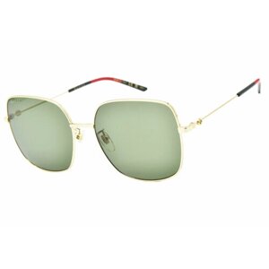 Солнцезащитные очки GUCCI GG1195SK, зеленый