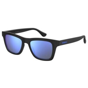 Солнцезащитные очки havaianas, прямоугольные, оправа: пластик, с защитой от УФ, черный
