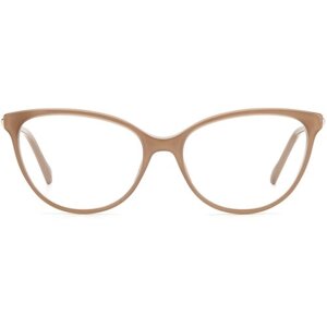 Солнцезащитные очки Jimmy Choo, кошачий глаз, оправа: пластик, для женщин
