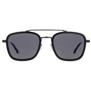 Солнцезащитные очки Jimmy Choo, квадратные, оправа: металл, для мужчин, серый