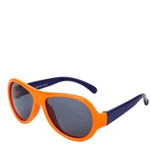 Солнцезащитные очки Keluona, авиаторы, оправа: пластик, гибкая оправа/дужки, поляризационные, оранжевый