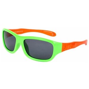 Солнцезащитные очки Keluona, кошачий глаз, оправа: пластик, гибкая оправа/дужки, поляризационные, зеленый