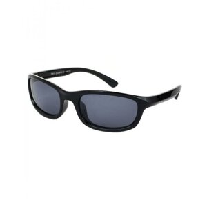 Солнцезащитные очки Keluona, кошачий глаз, оправа: пластик, поляризационные, черный
