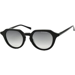 Солнцезащитные очки KREUZBERGKINDER, круглые, градиентные, с защитой от УФ, черный