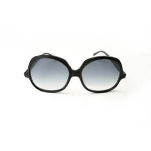 Солнцезащитные очки KREUZBERGKINDER, стрекоза, с защитой от УФ, градиентные, для женщин, черный