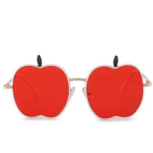 Солнцезащитные очки LeKiKO, красный, золотой