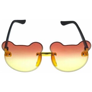 Солнцезащитные очки Lukky, круглые, для девочек, бежевый